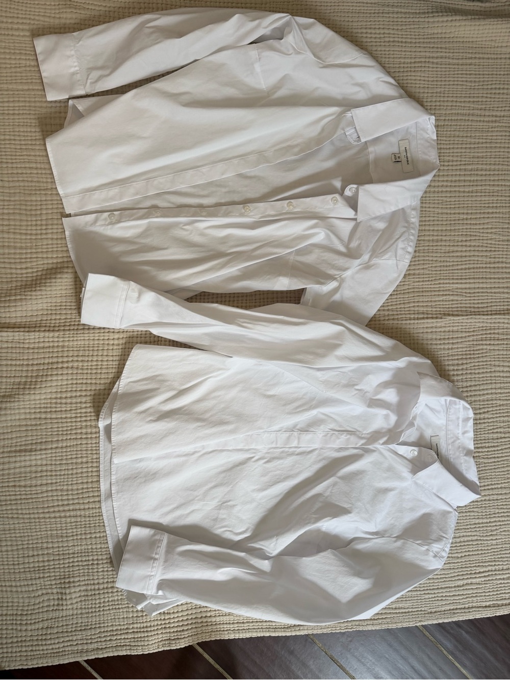Banana Republic White Button-Down Women's Shirts NWOT SET OF 2